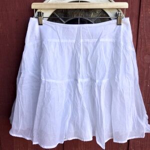J. Crew White Skirt